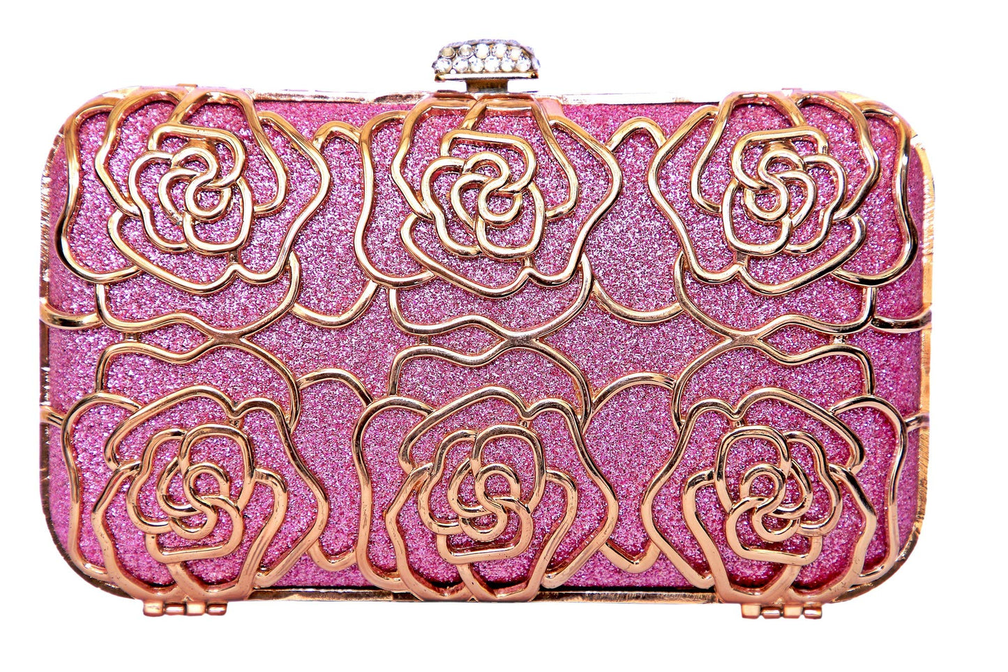 TOOBA Handicraft Hand Embroidered Box Clutch Bag Purse for Bridal, Casual, Wedding Bag for Women & Girls