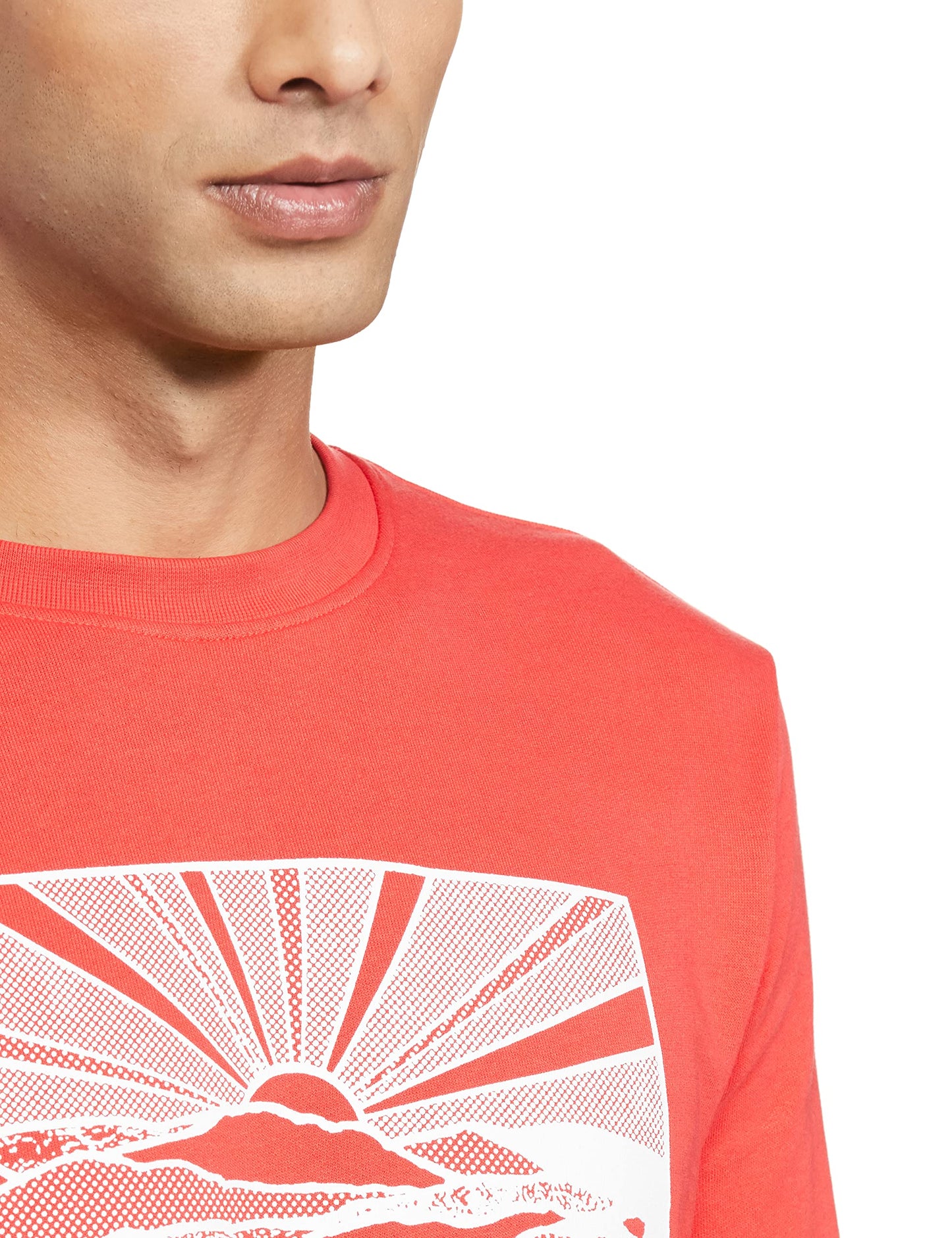 Levi's Men's Cotton Crew Neck Regular Fit Sweatshirt (59638-0149_Poppy Red_Medium)