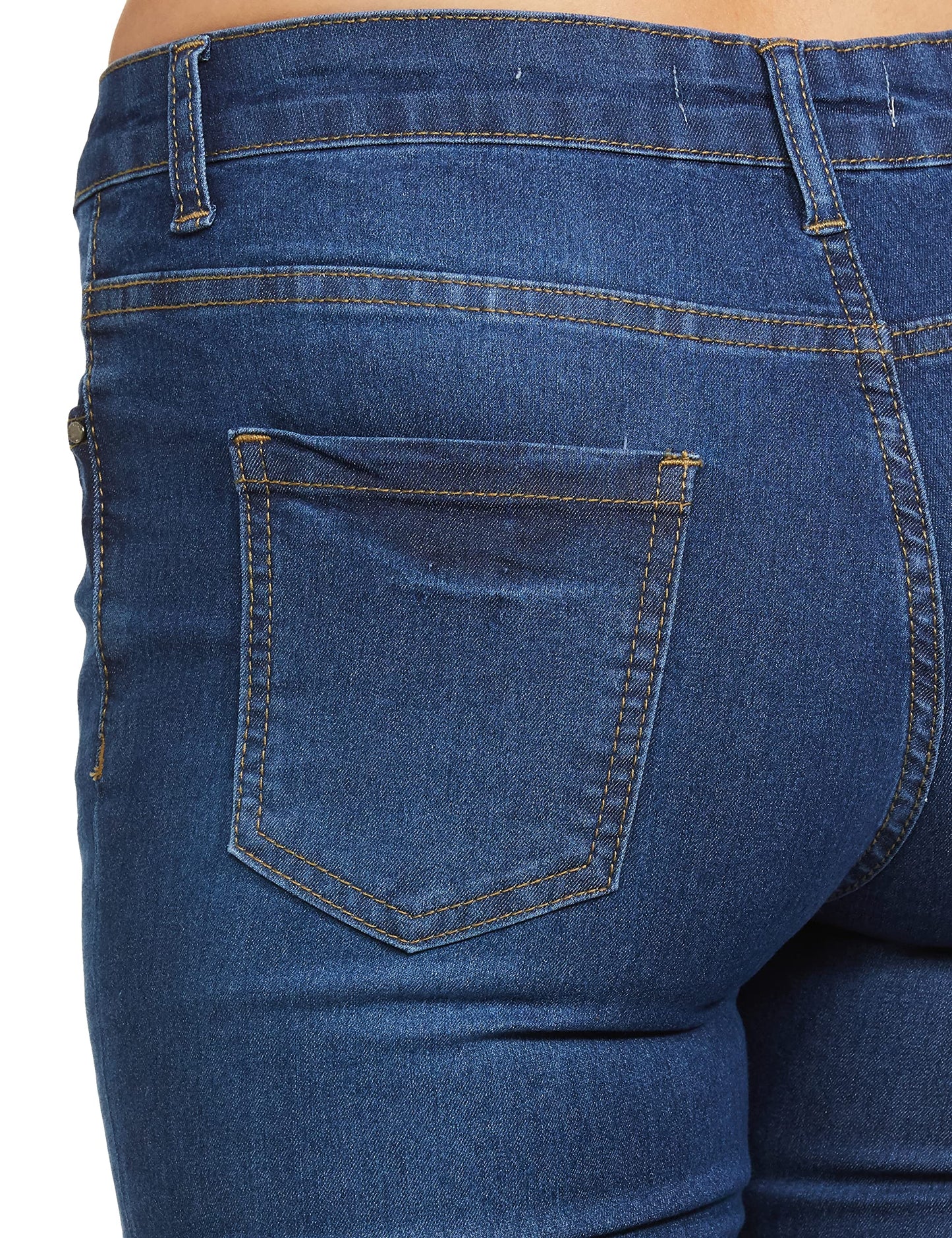 Man Women Skinny fit Jeans,MID Blue,28