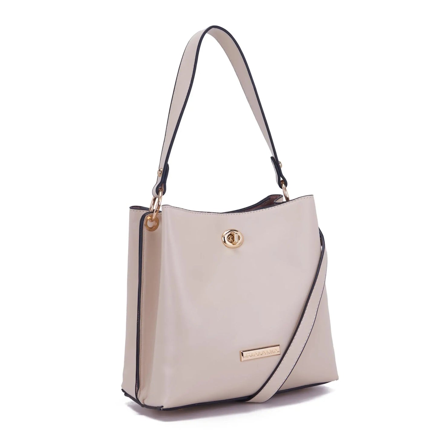 Giordano Hobo Shoulder Bag For Women | Spacious Zipper Compartment With Pu Leather | Handbag For Women & Girls, White SaumyasStore