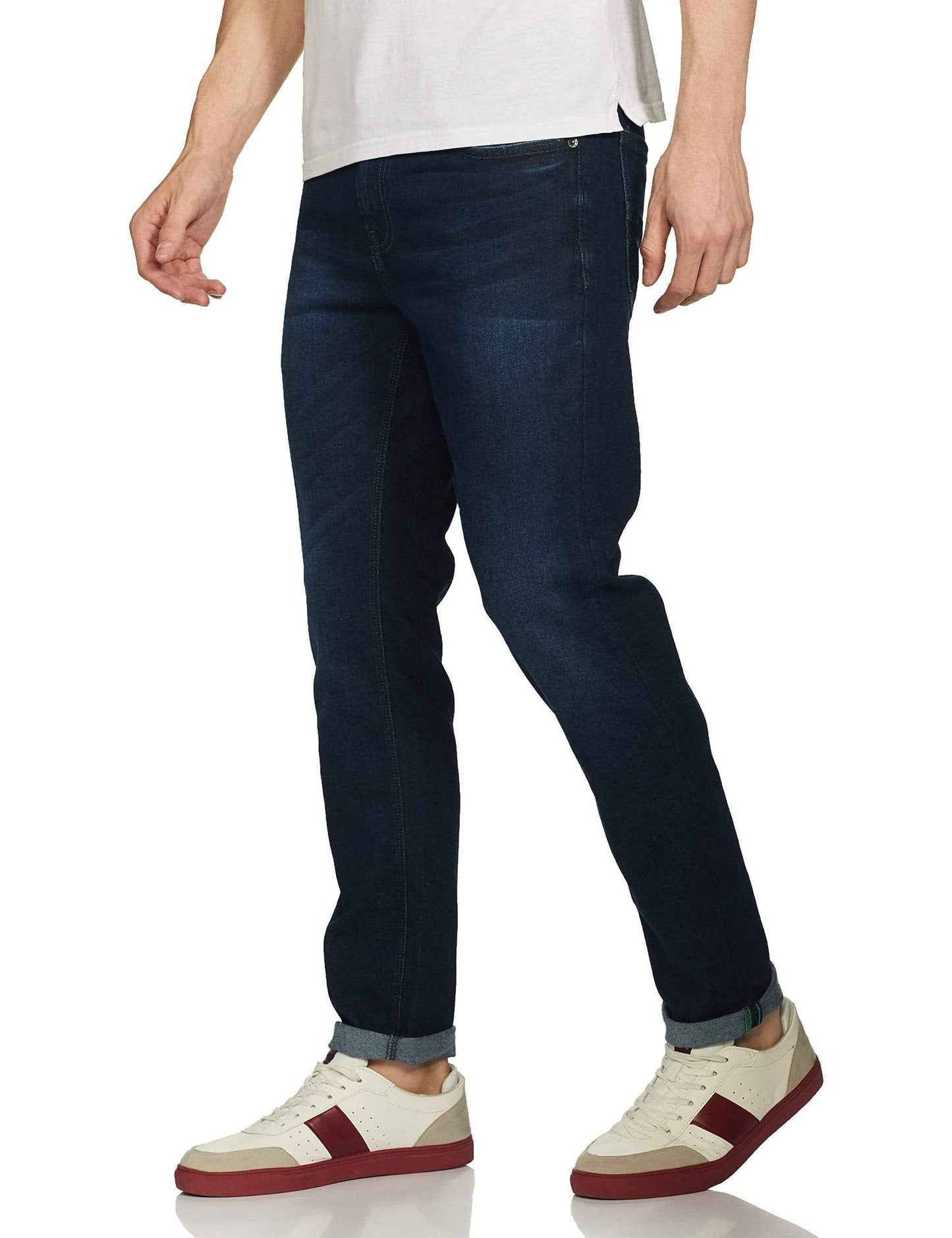 UNITED COLORS OF BENETTON Men's Slim Jeans (4LRNS9011I_901_30_Blue SaumyasStore