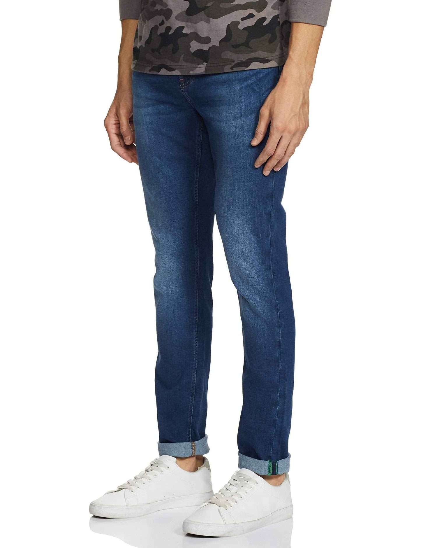 United Colors of Benetton Men's Skinny Jeans (4LRNS9018I_901_38_Blue SaumyasStore