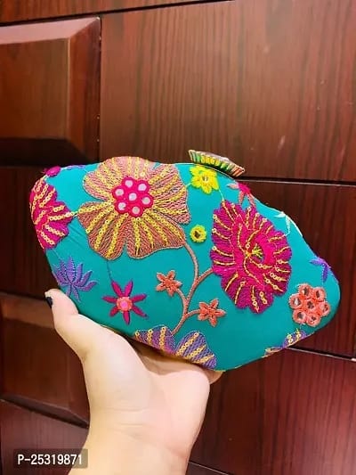 Stylish Red Colour Toffee Clutch Bags For Women - SaumyasStore