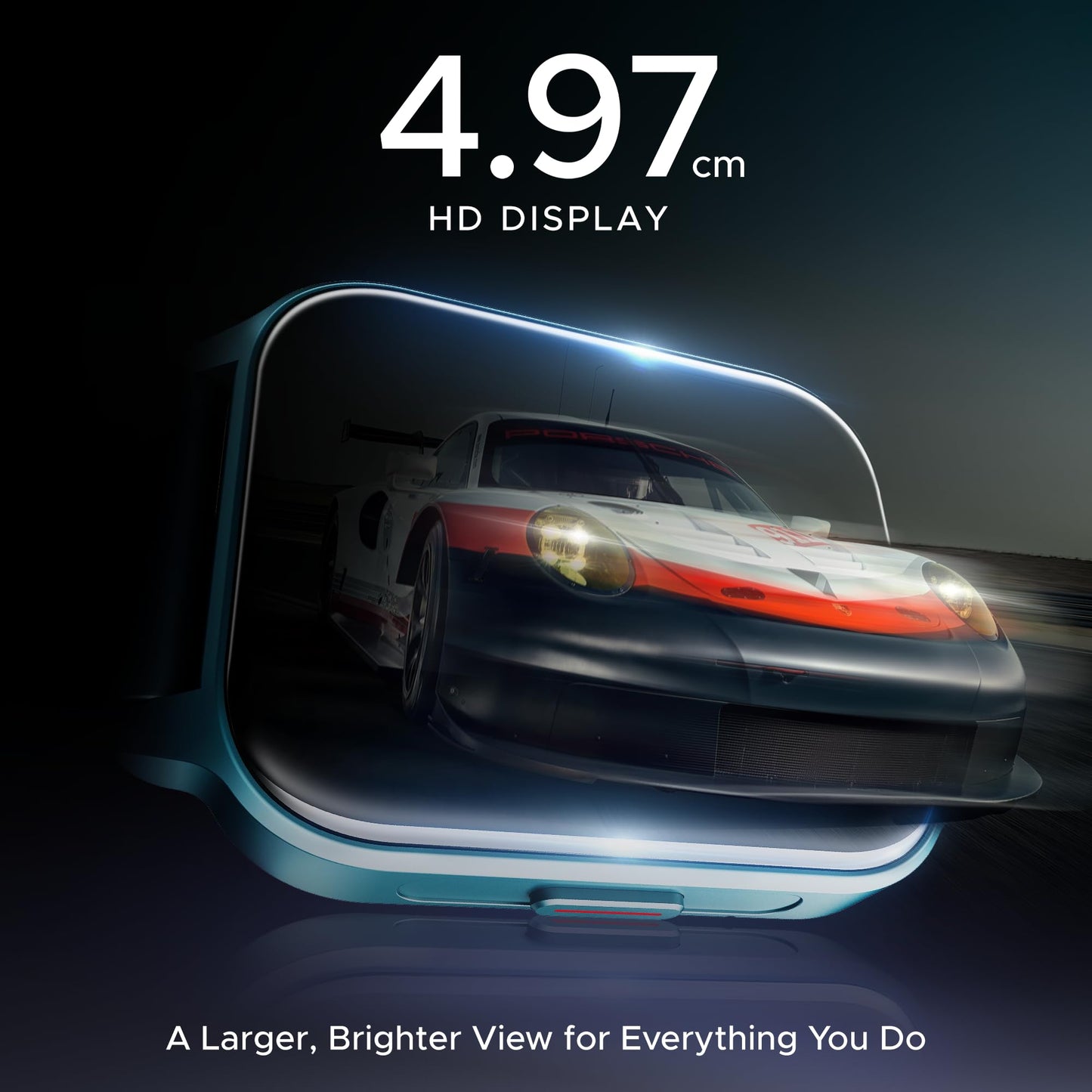 boAt Newly Launched Wave Call 2 Plus Smart Watch w/Bilingual Support (Hindi/English), 1.96”(4.97 cm) HD Display, BT Calling, 100+Sports Modes, Animated Watch Faces, Voice Assistant(Teal Blue) SaumyasStore