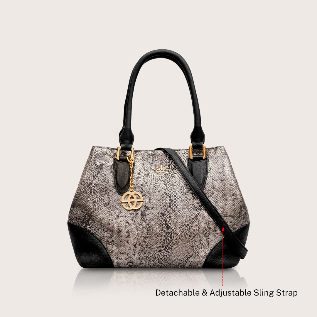 eske Corine Handbag For Women (Black Cosmos) - SaumyasStore