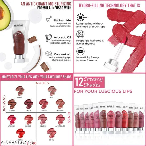 Insight Make-Up Essentials Lip Cream 5.5g (01 HESTIA)