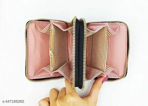 Small Clutch Wallet for Women, Coin Pocket with Dabbale Zipper  ( Dezine As A Per  Market Avalible )