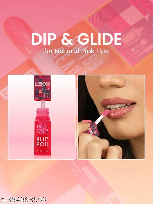 Swiss Beauty Dip Tint Color Changing PH Lip Oil - 3 Peach