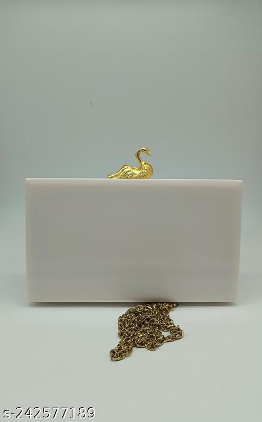 BEST INDIAN HANDICRAFT Best Design Heavy Studded and Patch done on Clutch for Party Look Resin Clutches (Free size)