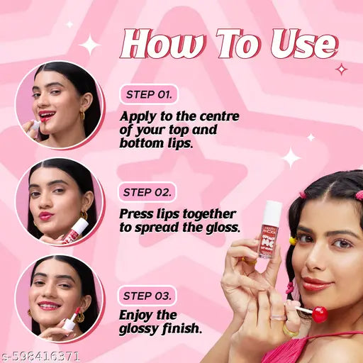 Hilary Rhoda Quench Me Lip Gloss | Clear & tinted lip gloss | Nourishing & Hydrating | Sheer Coverage | Lip Gloss for Women | Hydrating & High Shine | Lightweight & Non-Sticky - 4ml (Coco Callin' - Shade 07)