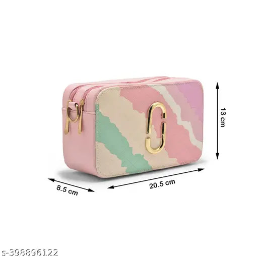 Astute Designer Sling Bag for Girls/Women - Pink