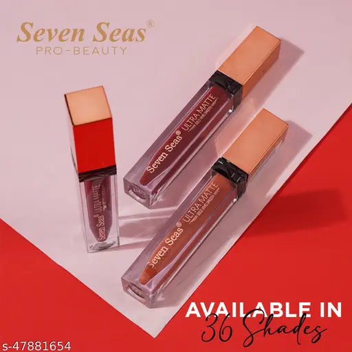 Seven Seas Ultra Matte BOLD,VIVID,SMOOTH The Luxuriour Feel Super Smooth Lipcolor Liquid Lipstick