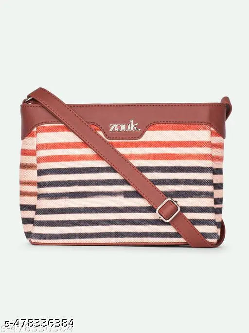 Zouk Qutub Stripes Harmony Sling Bag