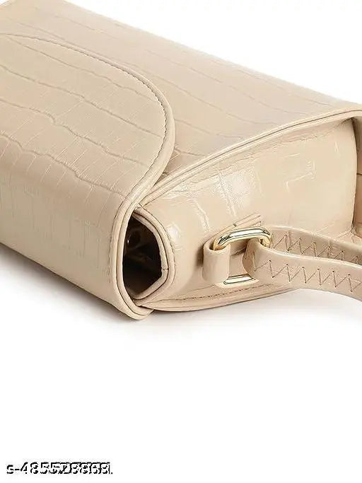 Fastrack Women's Textured Sling Bag Brown