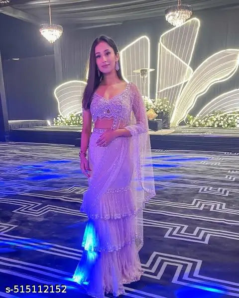 Fancy Thread Work With Sequnce Work With Rivet Moti Work