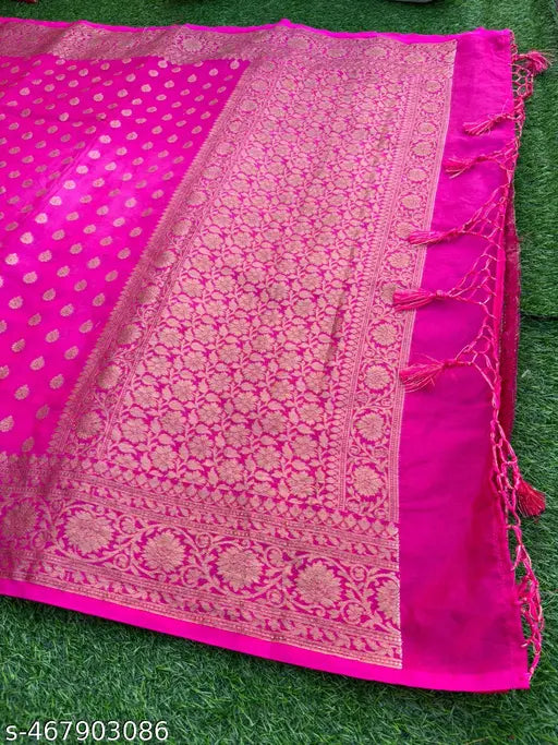 Handloom designer banarasi khadii silky saree for women exclusive online latest saree bollywood wedding bridal sari with blouse
