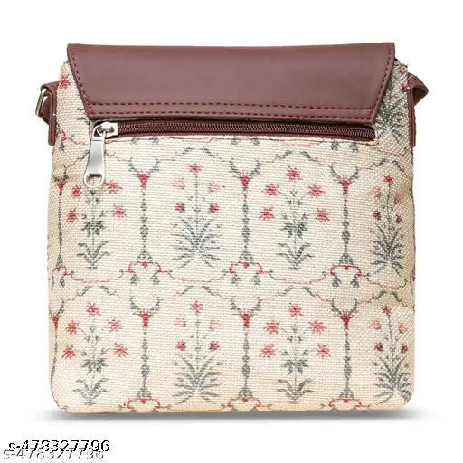 Zouk Taj Nakashi Flap Sling Bag