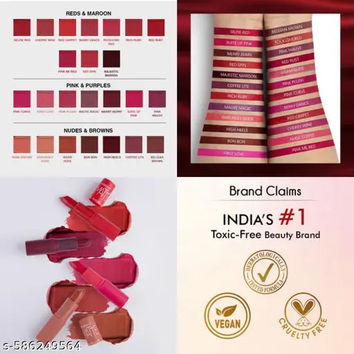 Insight Make-Up Essentials Matte Lipstick 4.2g (A26 PINK ME RED)