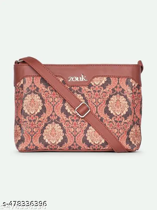 Zouk Jodhpur Damask Harmony Sling Bag