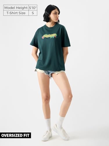 The Souled Store TSS Originals: Free Spirit Women Oversized T-Shirts - SaumyasStore