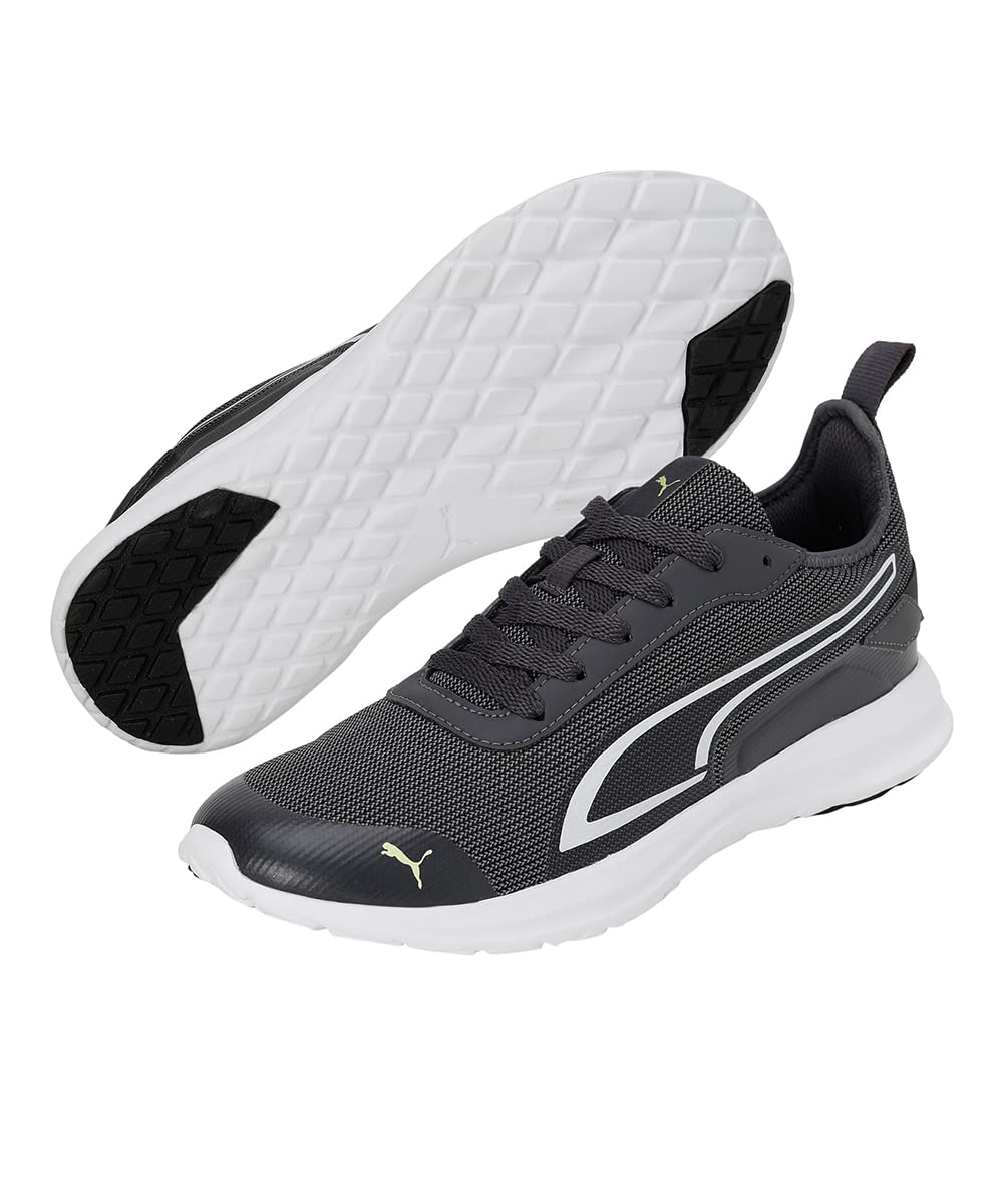 Puma Mens Unleash Asphalt-Light Lime-Nimbus Cloud Sneaker - SaumyasStore