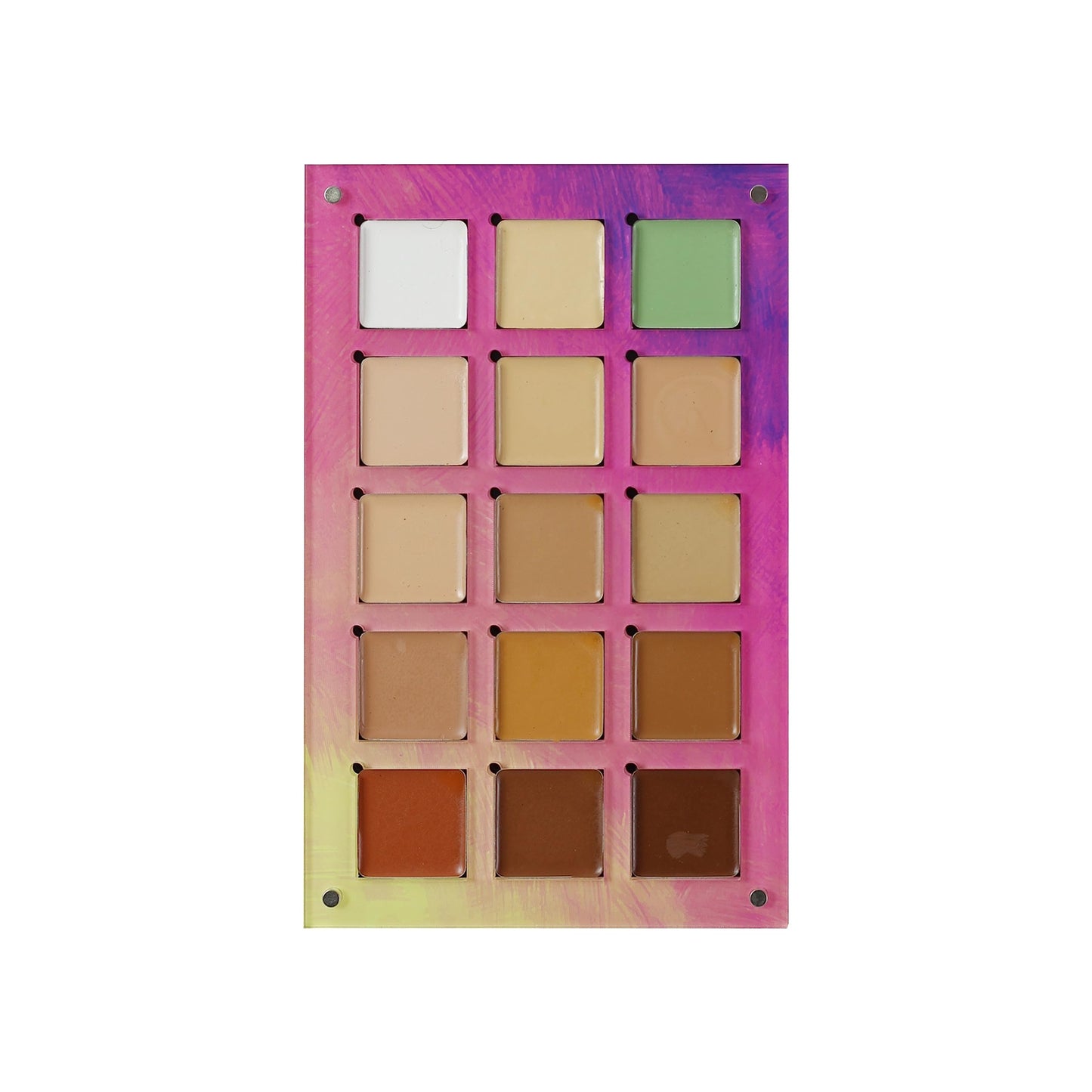 Recode Beauty Concealer, Colour Corrector & Contour Palette, Erases Dark Circles, Uneven Skin Tone, Redness, Blemishes, Even Scars, 15 Shades - SaumyasStore