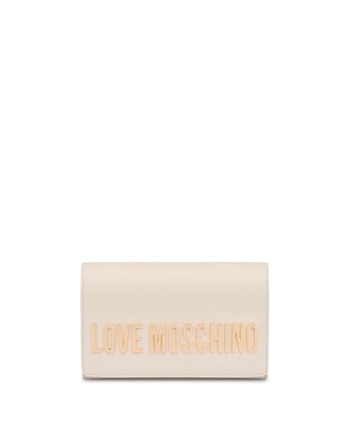 Love Moschino PU Handbag, GRS ivory