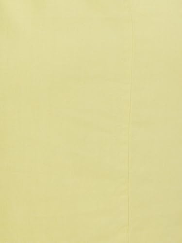 Max Women's Cotton Blend A-Line Midi Dress (AE17_Yellow