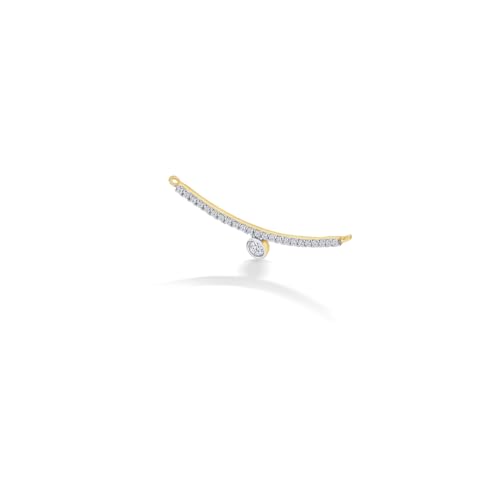 P.N.Gagdil Jewellers 14 Karat Yellow Gold & Diamond Certified Gold Casual Pendant For Women SG14639P IJ/SI