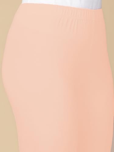 Lux Cozi PYNK Women's Solid Premium Cotton Lycra Ankle Length Leggings_COZI_PYNK_Ankle_Length_105_FS_1PC Crystal Pink