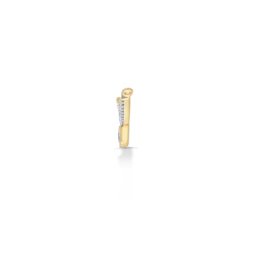 P.N.Gagdil Jewellers 14 Karat Yellow Gold & Diamond Certified Gold Casual Pendant For Women SG14639P IJ/SI