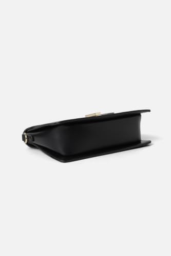 Women Black Textured Casual Sling Bag
