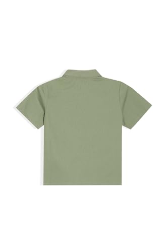 Allen Solly Girls Green Textured Casual Top
