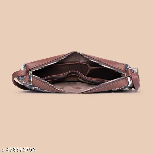 Zouk FloMotif Structured Shoulder Bag