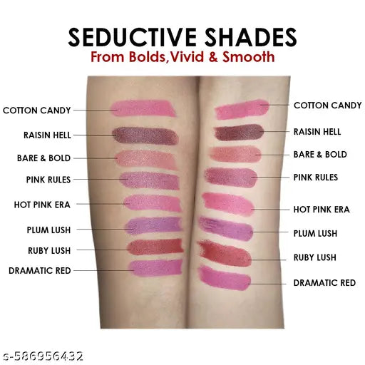 One Wish Creamy Matte Lipstick Long Lasting for Women – Ruby Lush Shade 19 | Full Coverage | Creamy Formula | No Flaky Lips | No Dryness | High-Pigment | SPF | Vitamin E, Almond Oil & Shea Butter for Moisturising Lip | 8 Hrs Lasting | Smooth Finish | 3.8