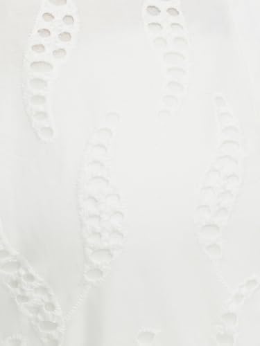 Max Women's Cotton A-Line Midi Dress (SEA10_Ivory