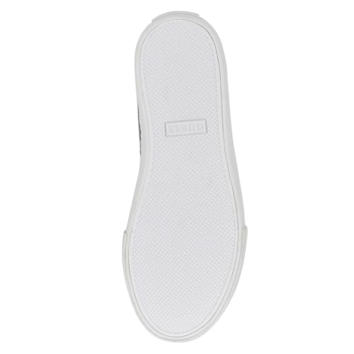 GUESS Women's Loven Sneaker, White/Blue 171, 4 UK