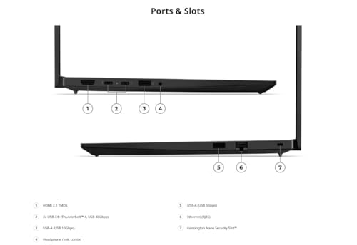 Lenovo ThinkPad E14 Gen 7 (14"), Intel Core Ultra 7 258V, 32 GB LPDDR5X, 1 TB SSD, Intel Arc 140V GPU, Windows 11 Pro 64
