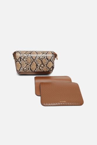 Women Brown Print Casual Sling Bag