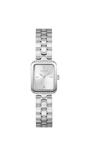 Guess Isla Rectangle 22mm Silver Dial Analog Women Watch - GW0865L1