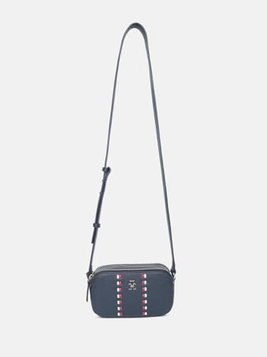 Solid Blue Polyurethane Sling Bag
