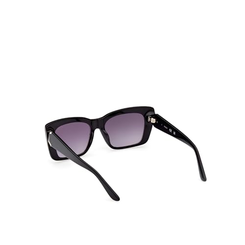 GUESS Womens Guess Sunglass Sunglasses, Black, 55