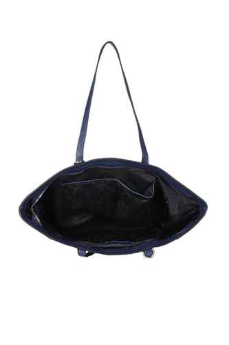 Allen Solly Women Navy Blue Colour Western Tote Bag_Ahbgfrgbs02390 Size-30 * 14 * 32.5Cm