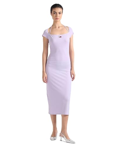 Tommy Hilfiger Womens Purple Color Dress (S)