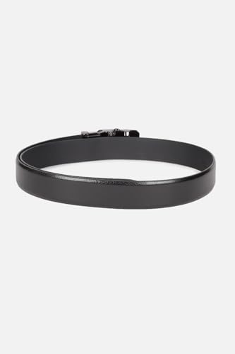 Men Black Textured Formal Belt