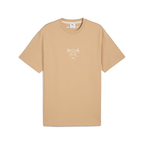 Puma Men's Oversized Fit T-Shirt (630269_Warm Beige