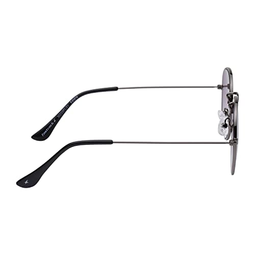 Fastrack Purple Round 100% UV protected Sunglasses for Unisex