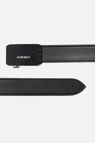Men Black Solid Formal Belt