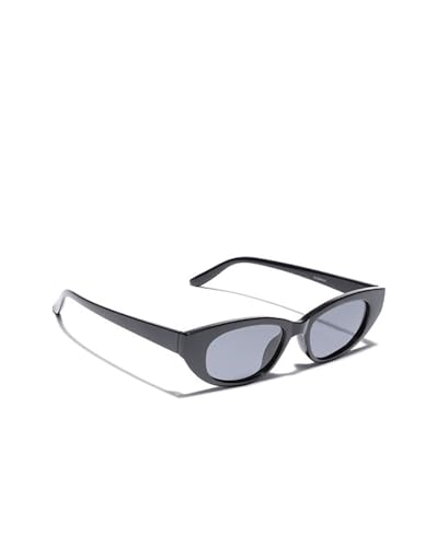 Black Toned with Black Polarised Lens Cat Eye Sunglass