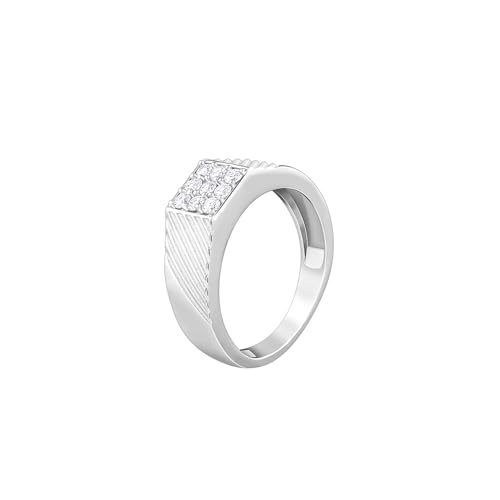 GIVA 925 Silver Steezy Ring For Him, Fixed Size, Indian -20 | Gifts for Men and Boys | With Certificate of Authenticity and 925 Stamp | 6 Months Warranty